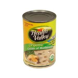 Heath Valley Natural Foods Organic Cream Mushroom Soup ( 12x14.5 OZ 