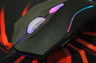 New 6D Dark Lady 2400DPI Wired USB Gaming Game Optical Mouse For PC 