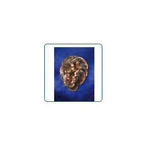   Lion I Wall Sculpture   Polished Copper Patio, Lawn & Garden