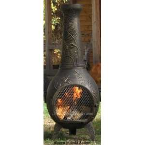   Outdoor Fireplace With Removable Neck Carry Handles Patio, Lawn