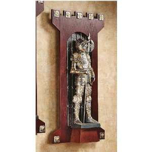  Knights of the Castle Gate Wall SculptureKnight with 