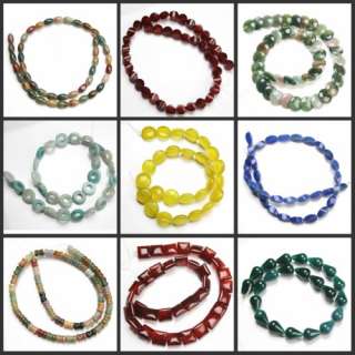 Wholesale Loose Agate Beads for Necklace and Bracelet DIY Muiti color 