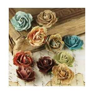   Rose Paper Flowers 1.25 10/Pkg;3 Items/Order Arts, Crafts & Sewing