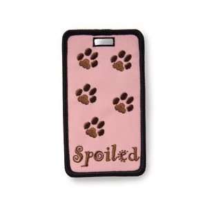  Spoiled Paw Print Luggage Tag by Alex, Inc. Everything 
