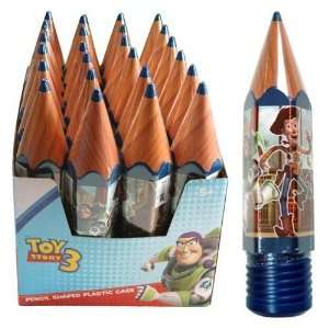  Toy Story Pencil Shaped Plastic Case Case Pack 96 