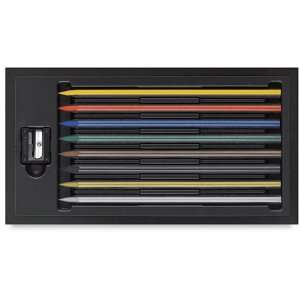   Pencil Set, Includes Sharpener, Assorted Colors, 8 Pencils (2621080