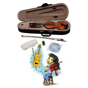  eMedia My Violin Kit (1/4 Size) Childrens Violin Starter 