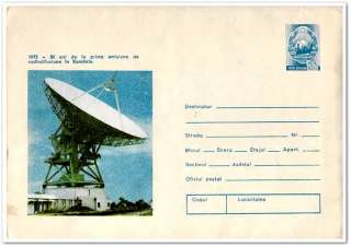   telecom parabolic antenna satellite dish Romania 1984  