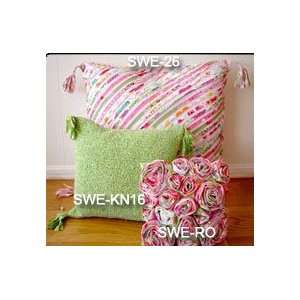  Designer DH Throw Pillows, Sweetie Pie Rose, 14X14 , SWE 