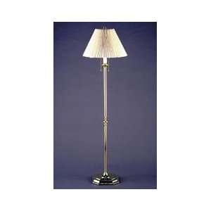   Socket Floor Lamp, Pinch Pleat Shade, 56 1/4 High