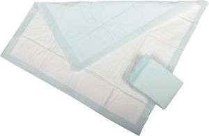   Plus 30 X 36 Disposable Polymer Underpads Chux Bed Pads 75/CS  
