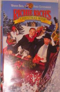 Richie Richs Christmas Wish.VHS Video Movie G 84 Mins 085365801035 