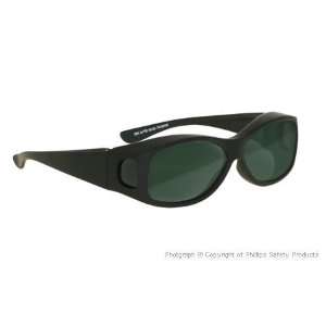 LASER SAFETY EYEWEAR   Nd YAG EN207 (YG3) FILTER IN BLACK PLASTIC FIT 