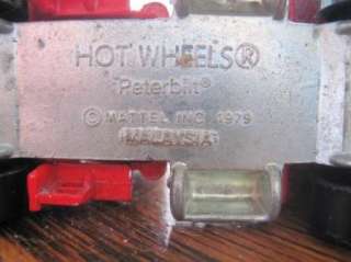 1979 Vintage Hot Wheels PETERBILT CEMENT TRUCK Workhorses Diecast 164 