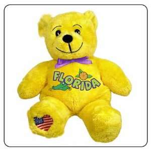    Florida Symbolz Plush Yellow Bear Stuffed Animal Toys & Games