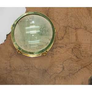    4 Brass Chart Magnifier   Magnifying Glass