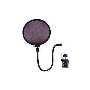  Nady MPF 6 Mic Pop Filter w/Boom Stand Clamp Musical 