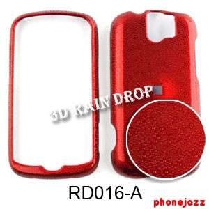   Rain Water Drop Red For HTC my Touch 3G Slide Hard Case Cover  