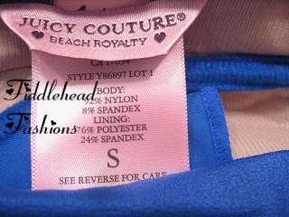 Juicy Couture Swimsuit Swimdress MISS SOFTEE Ruffle Skirted Bandeau 