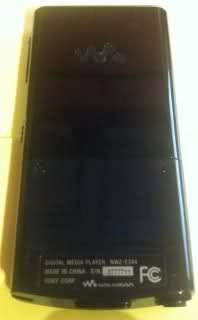 SONY WALKMAN NWZ 34E4 Black (8 GB) Digital Media Player, AS IS 
