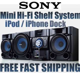 Sony MHC EC909iP Mini Hi Fi Shelf System with iPod /iPhone docking 