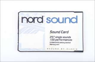 Clavia Nord Sound Card PCMCIA Expansion Card NORD LEAD RACK 2 ETC 