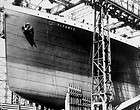 RARE TITANIC BOW CONSTRUCTI​ON PHOTO DISASTER 1912 WHITE