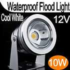 12V 10W LED Waterproof Floodlight Wash Light Lamp Cool White 750LM 