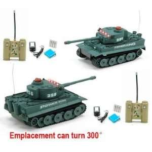  Set Of 2 RC Tanks with Infra Red & Dual 2 Channel Remotes 