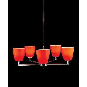  006 Chandelier   red, 110   125V (for use in the U.S 