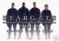 STARGATE SG 1 SEASON 7 72 CARD SET + wrappers  