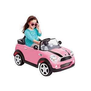  Avigo 6 volt Mini Cooper Ride On   Pink Toys & Games