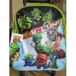  Disney Toy Story 11 Rolling Kid Backpack 