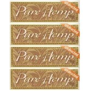 Pure Hemp® Unbleached Rolling Papers Size 1.25 (1 1/14) *24 Packs Per 