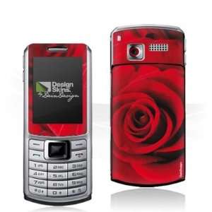  Design Skins for Samsung S3310   Red Rose Design Folie 