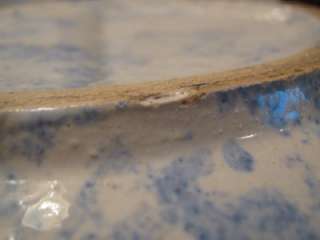   SPONGEWARE STONEWARE BLUE WHITE CHAMBER POT THUNDER JUG NICE & CLEAN