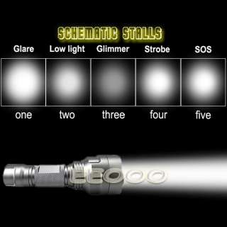   Ultrafire CREE T6 C8 LED 5 Mode Flashlight Torch Light 580LM  
