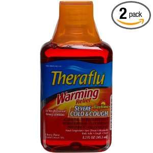 Theraflu Severe Cold & Cough Daytime Warming Relief, Cherry, 8.3 Ounce 