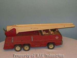 1970s Vintage Tonka 20 Pressed Steel Ladder Fire Truck  
