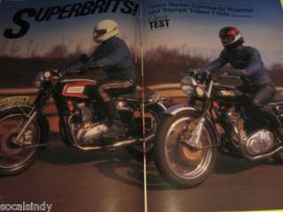   Bike Magazine 1988, Honda CB72, Ariel, Earles, Norton Triumph  