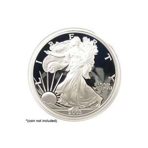  Coin Capsule   Silver Eagle Dollar   40.6 mm Qty 10 Toys 
