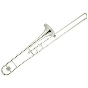  Cecilio Silver Plated School Band Bb Trombone Musical 