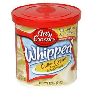 Betty Crocker Ready to Serve Soft Whipped Frosting, Butter Cream, 12 