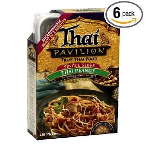 Thai Pavilion Single Serve Microwavable Thai Peanut, 2.65 Ounce Boxes 