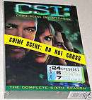 CSI Las Vegas Complete SIXTH Season NEW dvd 6 six 6th B