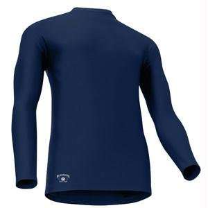  Tight Fit Compression Long Sleeve Mock, X Large, Navy 