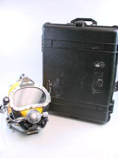   Scuba Deep Sea Commercial Divers Helmet Superlite 37+ Pelican Case