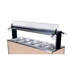 Duke TS530 74 Buffet Shelf with Sneeze Guard, 735/8W, Double Sided 