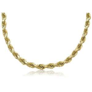  14k New Solid Yellow Gold Rope Chain / Necklace 8mm Wide 