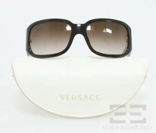 Versace Black Jeweled Square Frame Sunglasses 4159 B  